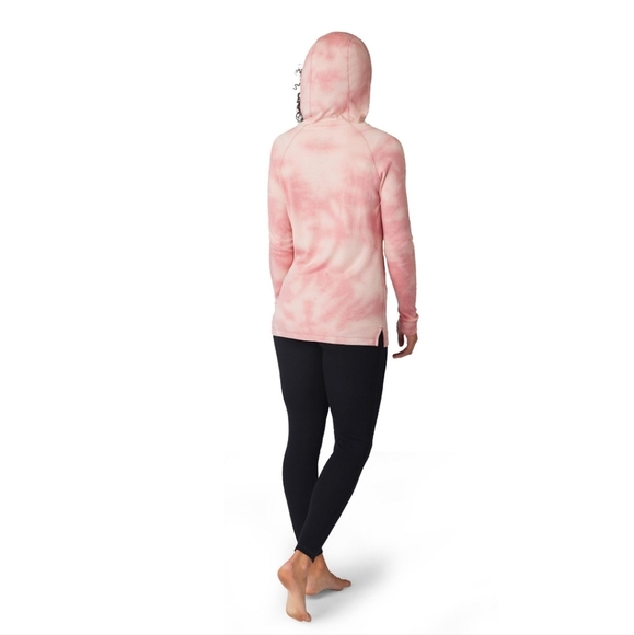 Smartwool Merino 250 Plant Based Dye Logo Hoodie Pink Size XS - Picture 2 of 10